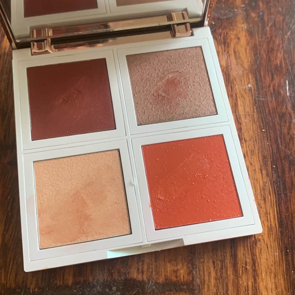 Josie Maran vibrancy palette cream blush bronzer sculpting contour makeup